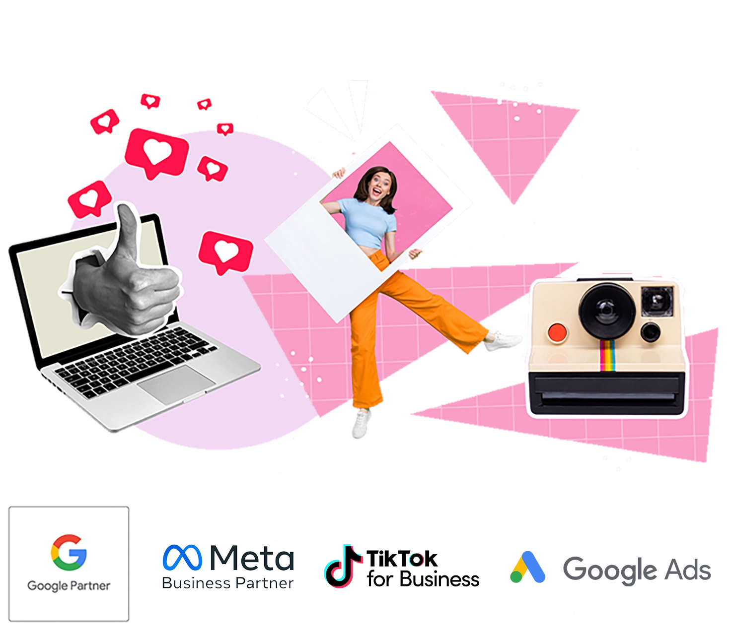 Facebook marketing, TikTok marketing, Google hirdetéskezelés